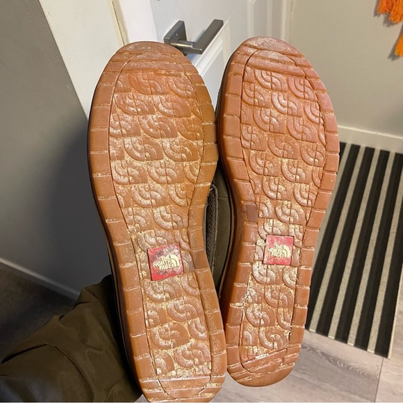 The North Face Suede Leather Moss Green Mens Loafer Slip On Shoe Size 13 Rare - Picture 9 of 9